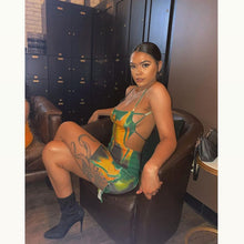 Load image into Gallery viewer, Green Color Melt Dress
