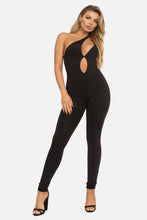 Load image into Gallery viewer, Black Asymmetrical Jumpsuit
